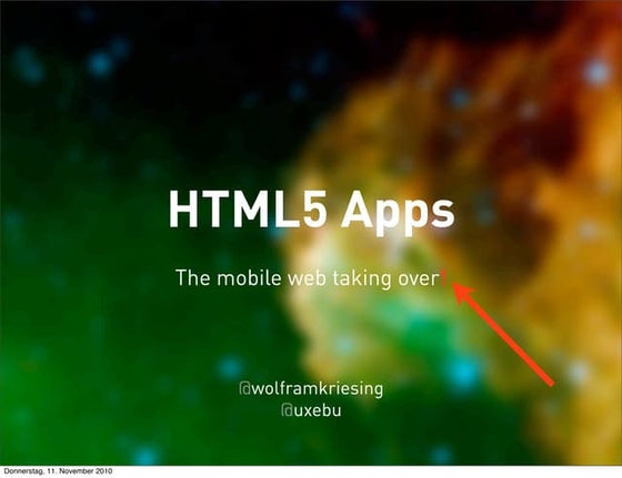 HTML5 Apps - Mobile Developer Summit Bangalore