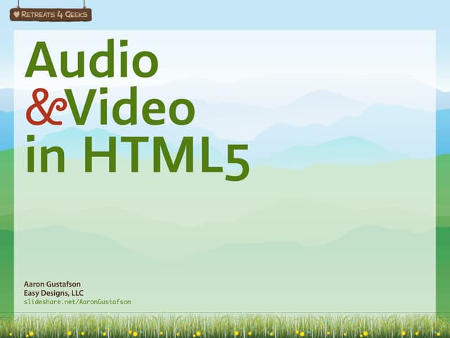 HTML5 Audio & Video