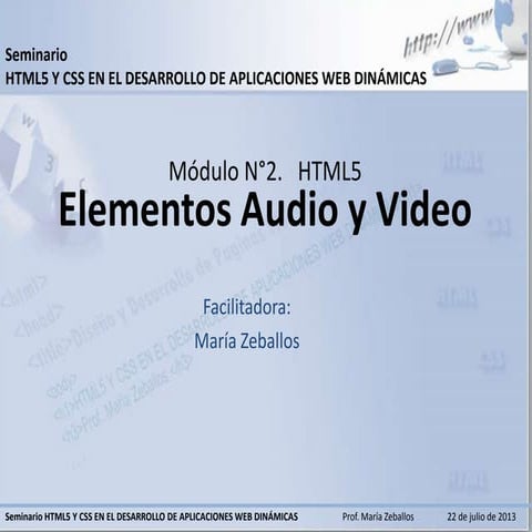 Html5 audio y video
