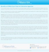 Benefits of HTML5 Over Flash for Interactive Agencies