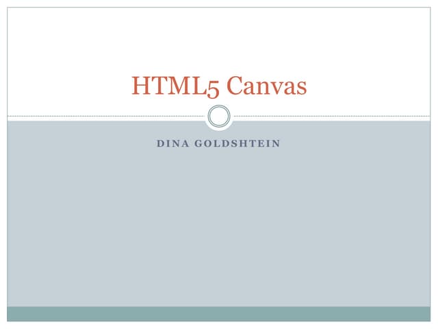 HTML5 Canvas