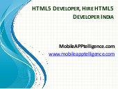 HTML5 Developer, Hire HTML5 Develop...