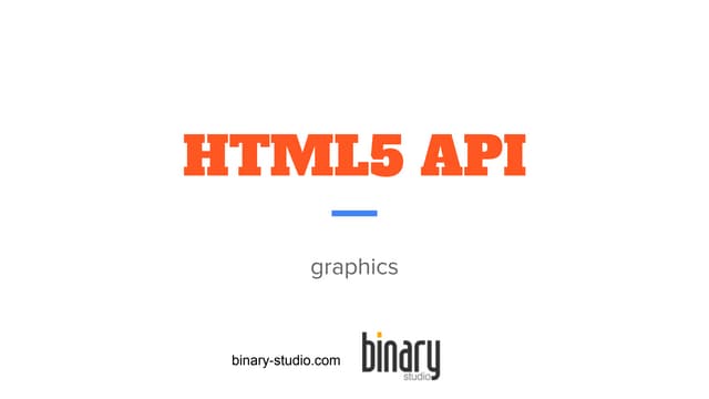 Academy PRO: HTML5 API graphics