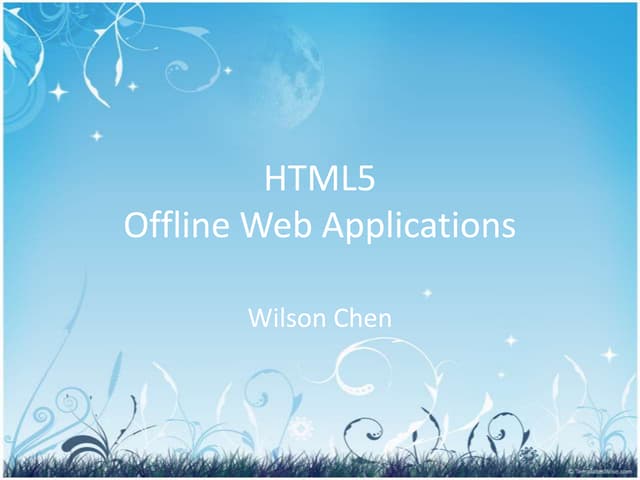Html5 offline