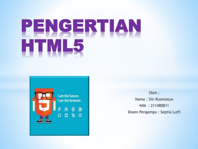 Html5 ppt | PPTX