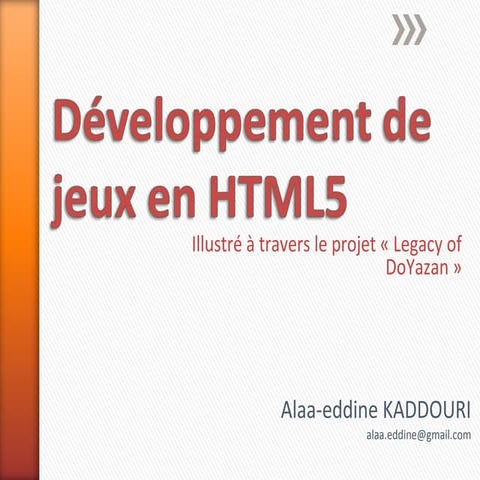 MGD Html5 pres fr