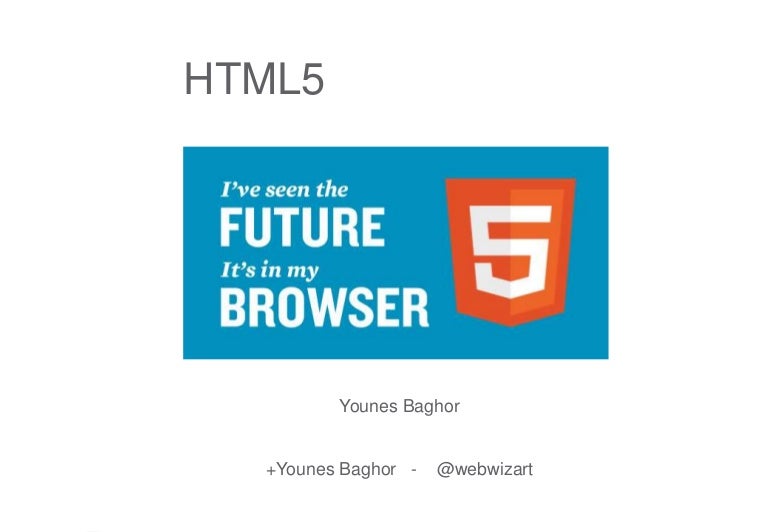 Html5 presentation slides image