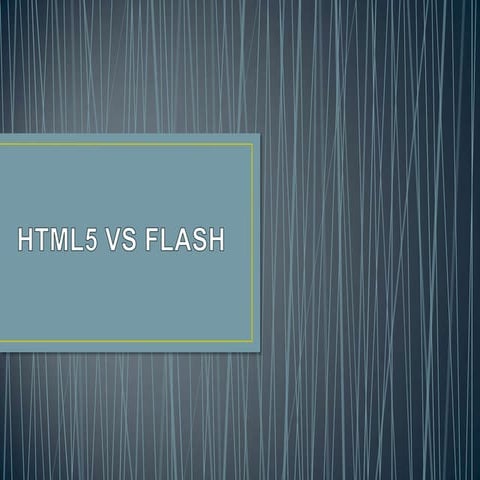 Html5 vs Flash