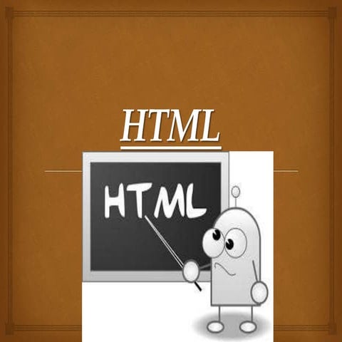 Definicion "HTML"