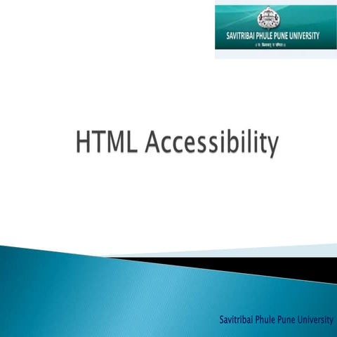 Html accessibility