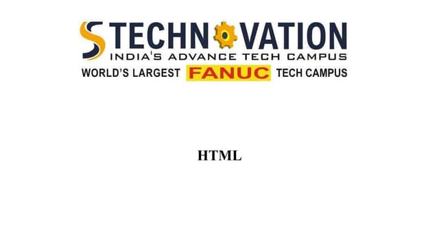 HTML Basics