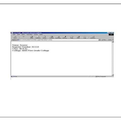 Html coding | PDF