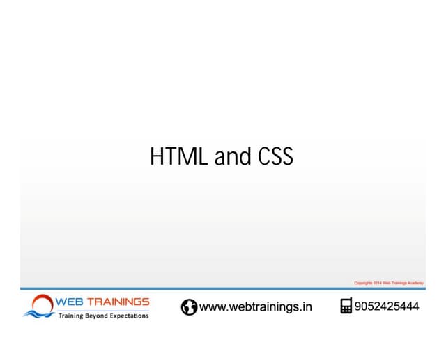 HTML and CSS Basics for SEO Professional