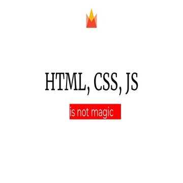 Html, css, js | PPT