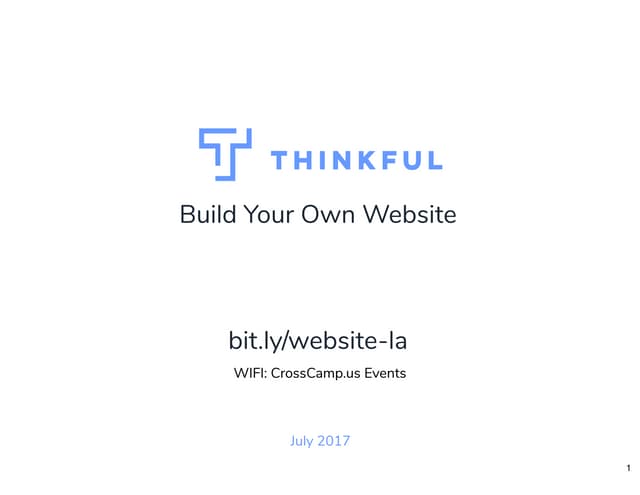 Build Your Own Website with HTML/CSS