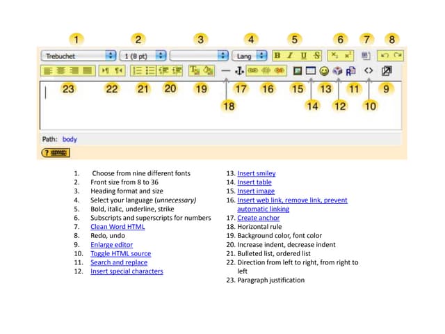Html editor