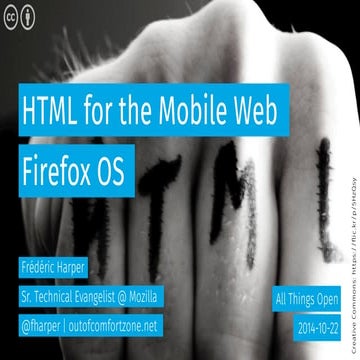 HTML for the Mobile Web, Firefox OS