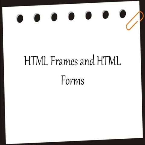 Html Frames | PPT