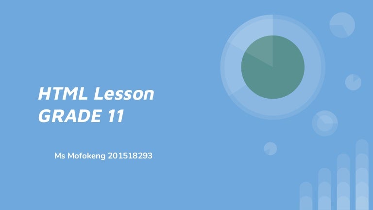 Html grade 11