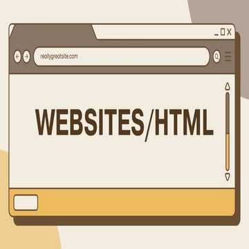 Comprehensive Introduction to Websites and HTML Basics for Beginners | PDF