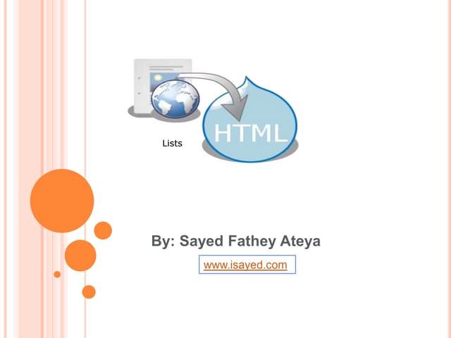 Html list