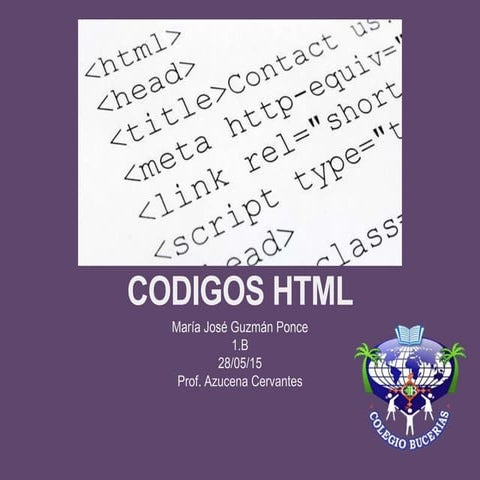 Codigos HTML...paginas web | DOCX