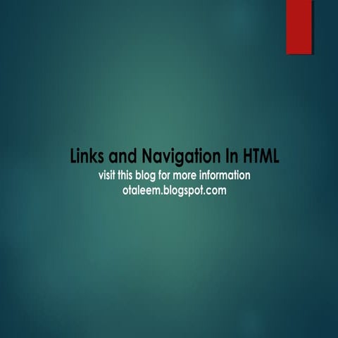Html for beginners part II | PPT
