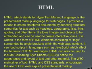 Basics of HTML 5 for Beginners | PPT