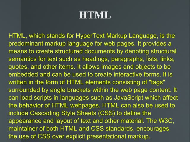 Html ppt