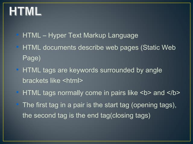 Html ppt