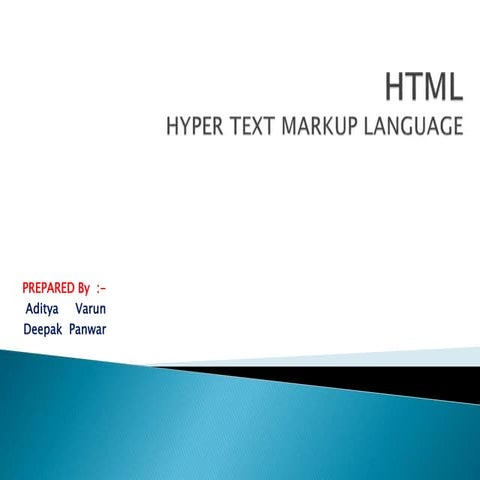 HTML Presentation | PPT