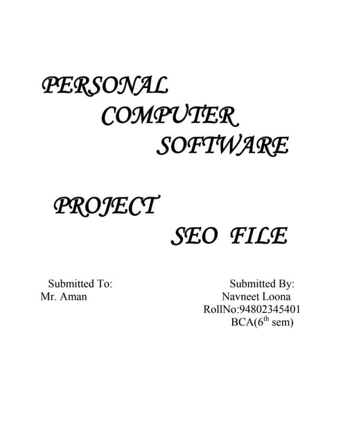 Html project report12
