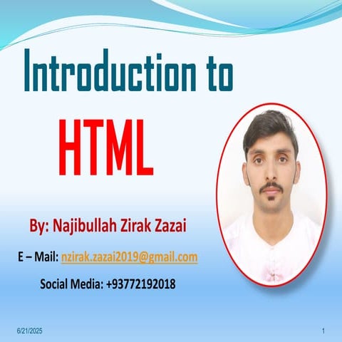 Comprehensive Introduction to HTML: Structure, Elements, and Styling ...