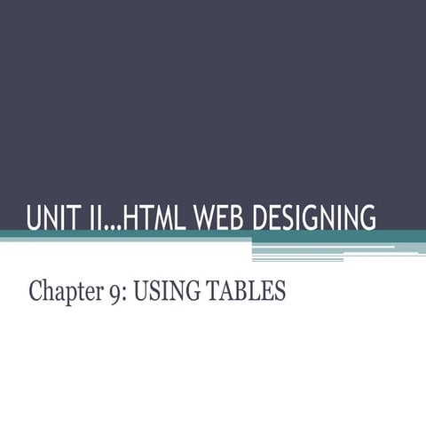 HTML Tables.ppt