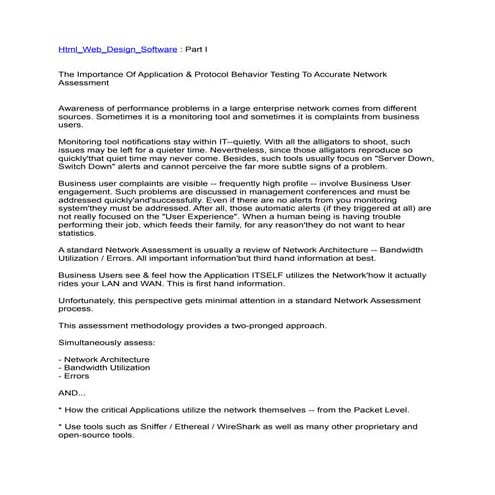 Html web design_software