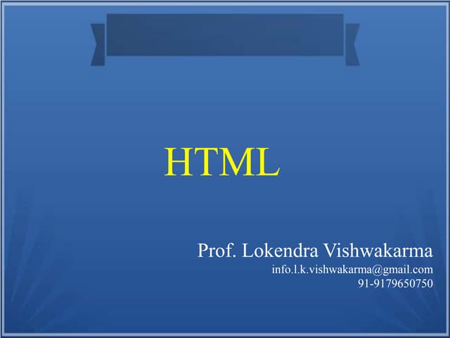 Html part 2
