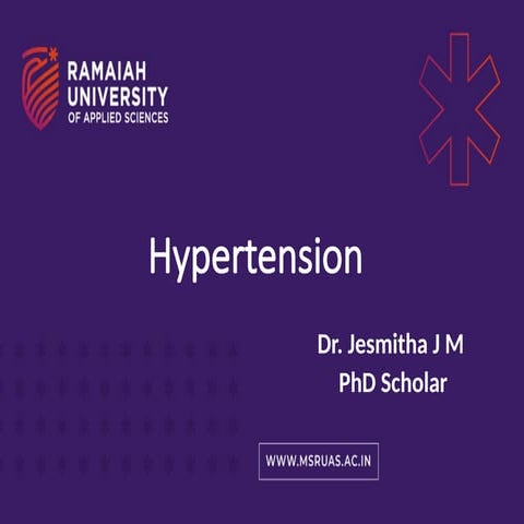 Hypertension pathophysiology Detailed version