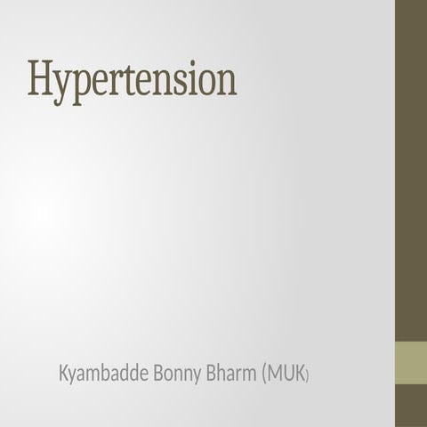 Hypertension, Everything you need to know.pptx