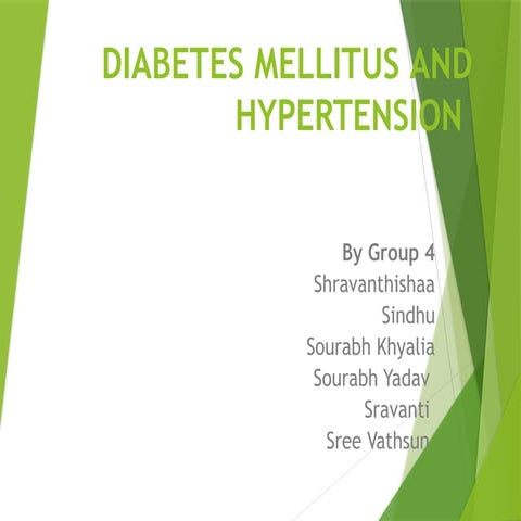 Hypertension and Diabetes mellitus Group 4.pptx