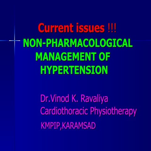 ppt.Hypertension and Exercise