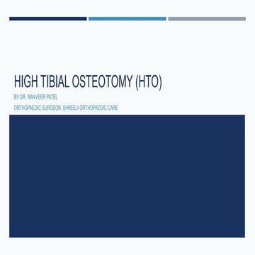 High tibial osteotomy- All you need to know
