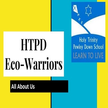 Presentation for the project: "Taking care of our world"