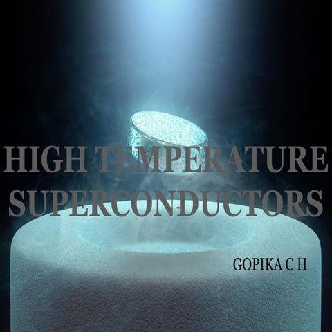 heigh temperature superconductivity seminar
