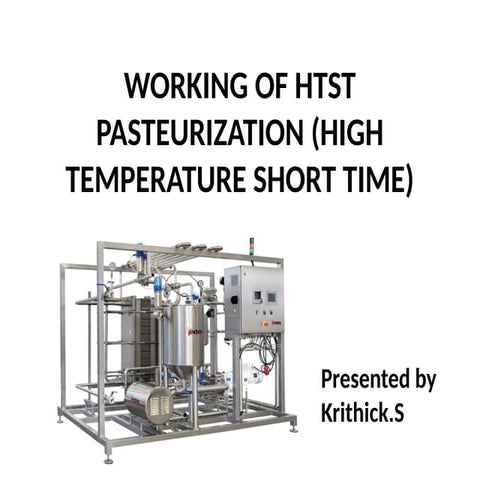 High temperature Short time Pasteurizer.pptx