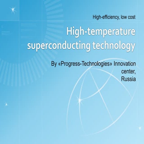 High temperature Superconductor | PPTX