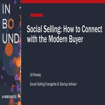 Jill Rowley - Social Selling