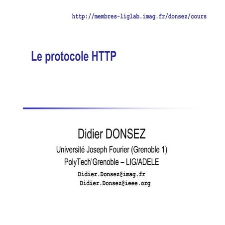 Le protocole HTTP