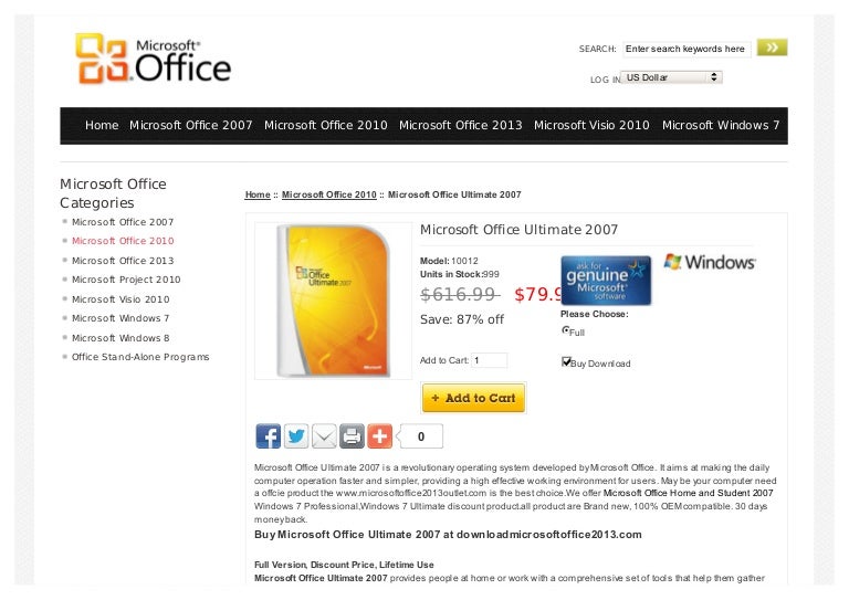 Msoffice 2007 Ultimate discount width=