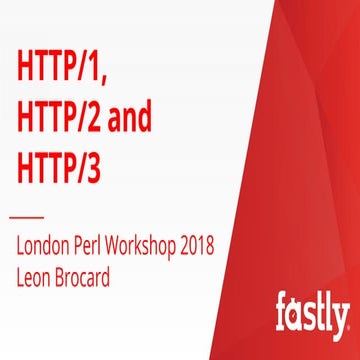 HTTP/1, HTTP/2 and HTTP/3