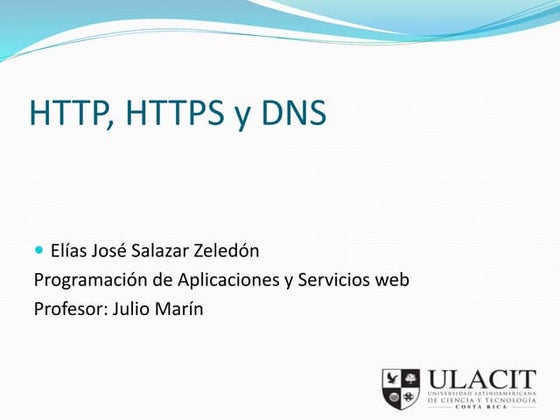Http, https, dns